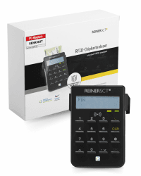 REINER SCT cyberJack RFID standard I Chipkartenleser für RFID-Chipkarten I Kartenlesegerät für den neuen Personalausweis & Online-Banking I Card Reader & TAN-Generator I eID Lesegerät | Für Online-Banking, Personalausweis (eID) und RFID-Chipkarten. Sicher Angebot bei HelloDeals