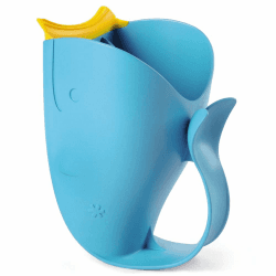 SKIP HOP Hop Moby Wal Rinser Becher, zum tränenfreien Haarewaschen, Shampooschutz, Wasserfall, Spülapparat, Spritzschutz, blau, 235103, 1 Stück (1er Pack) Angebot bei HelloDeals
