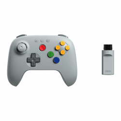 8BitDo 64 2.4G Wireless Controller for Original N64 Console, Analogue 3D, and Windows (Grey) Angebot bei HelloDeals