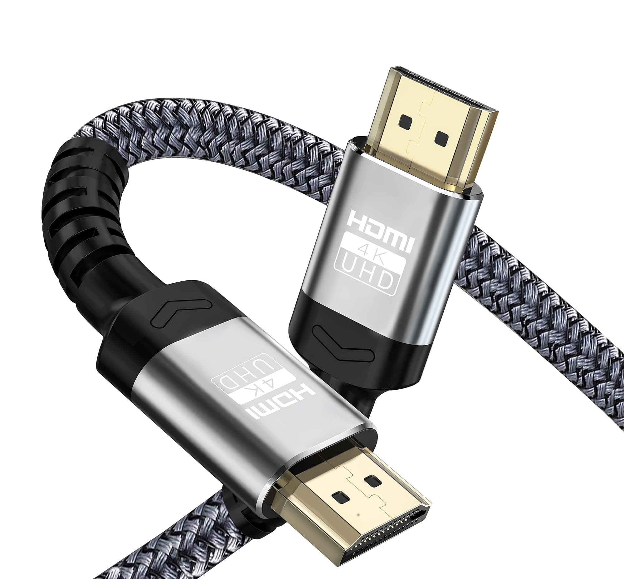 Soonsoonic 4K HDMI Kabel 1M | 18Gbps Ultra High Speed HDMI 2.0 Kabel & 4K@60Hz HDR ARC HDCP2.2 Ethernet-Geflecht HDMI Kabel | für UHD TV Monitor Laptop Xbox PS4/PS5 ect 1 m Angebot bei HelloDeals