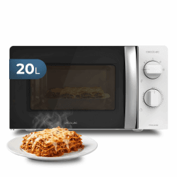Cecotec Mikrowelle Proclean 2010 Wave, 20L Kapazität, 700 W | 6 Leistungsstufen, 3DWave Technologie, Auftaufunktion, Kompaktes Design, Mechanische Drehregler, 30 - Minuten - Timer 20L | Proclean Wave Angebot bei HelloDeals