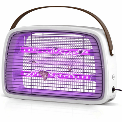 seenlast 3800V Insektenvernichter Elektrischer, 2 LED-UV-Licht Mückenfalle & Fliegenfalle Innenbereich Garten Wandmontierter Mückenlampe, Insektenlampe Gegen Mücken, Fliegen, Gnitzen Weiß Angebot bei HelloDeals