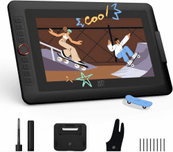XP-Pen Artist 13,3 Pro Grafiktablett mit Eingabestift 8192 Ebenen – Zeichentablett mit Display von 13,3 Zoll + 8 Tastenkombinationen – kompatibel mit Windows Mac Schwarz Angebot bei HelloDeals