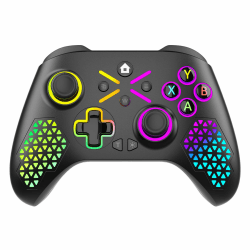 GGiking RGB Wireless Controller für Xbox Series X|S, Xbox One, PC, mit Makro, Turbo, 2.4GHz Adapter, 1000mAh Akku, Dual-Vibration, 6-Achsen-Sensor, 3,5mm Audioanschluss Angebot bei HelloDeals