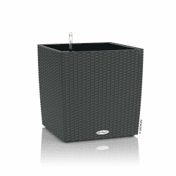 Lechuza Cube Cottage 50" Pflanzgefäß mit ERD-Bewässerungs-System, Granit, 50 x 50 x 50 cm Pflanzgefäß mit Erd-Bewässerungs-System 49 x 49 x 49.5 cm Granit Angebot bei HelloDeals