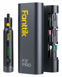 Fanttik F2 PRO Akku Multifunktionswerkzeug, starker Magnetmotor, Revostor-Hub, Rotationswerkzeug Set mit 5 Gang (25000 U/min), zum Schleifen, Polieren, 3D-Druck, Bohren, Schnitzen, Schneiden Grau Angebot bei HelloDeals