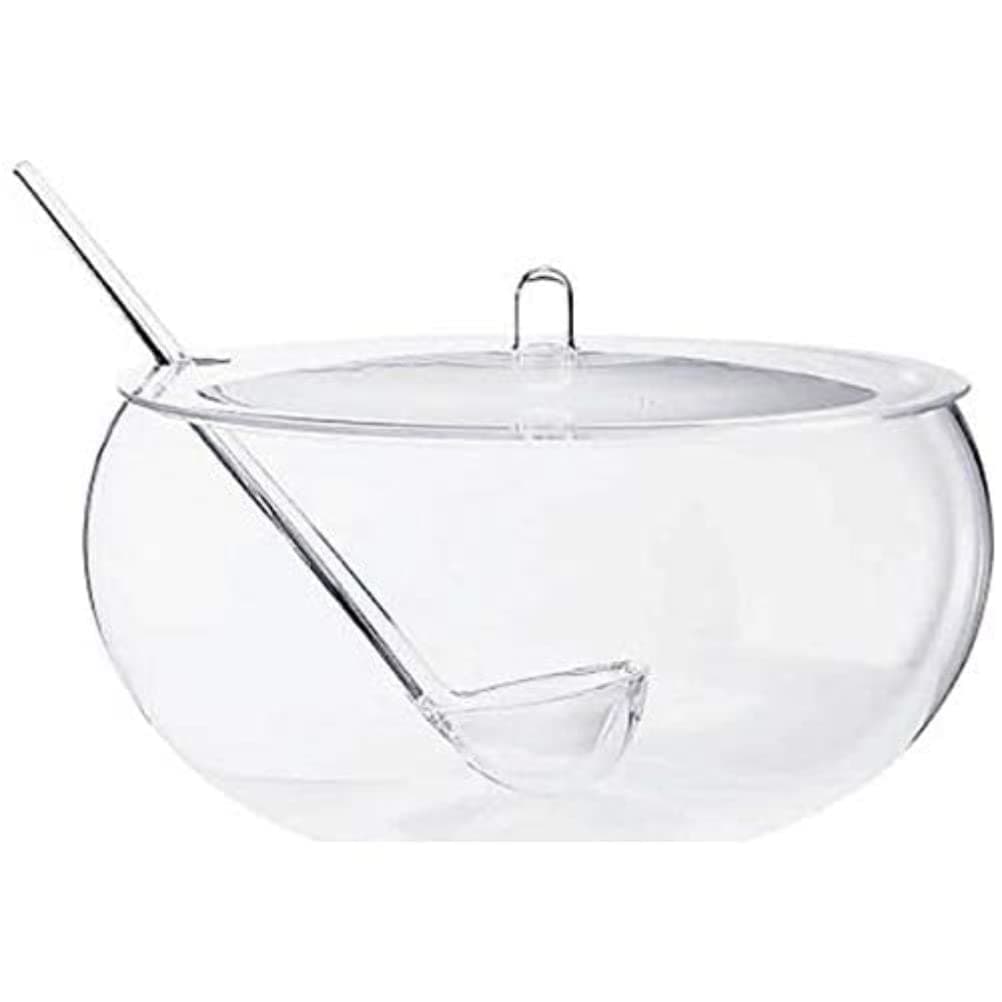 Guzzini , Kunststoff, Schaal m/deksel,Lepel transparant 13230000 Einfarbig Angebot bei HelloDeals