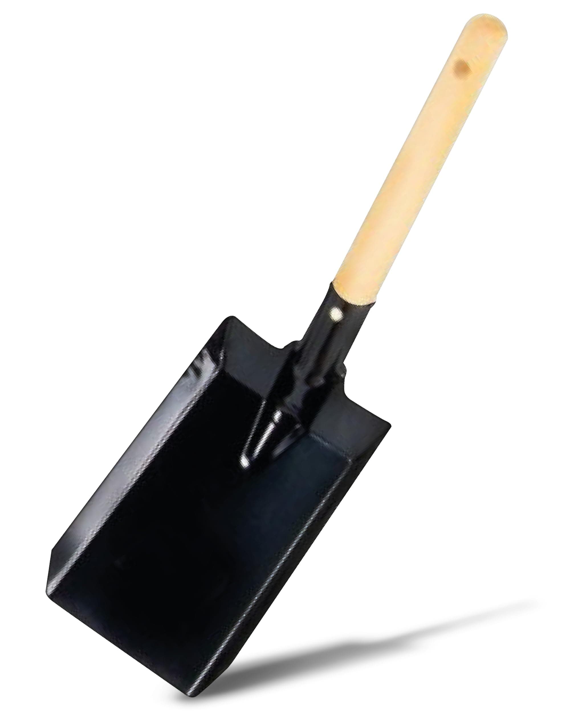 FIREFIX 2081 Kohlenschaufel 110x180 mm I Kaminzubehör I Länge mit Stiel 380 mm I Ascheschaufel mit Holzgriff I Kaminschaufel aus Stahlblech schwarz lackiert Angebot bei HelloDeals