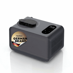 MEDION Eismaschine mit Kompressor - 1,5 Liter, Eiscreme Joghurt & Slush ohne Vorkühlen, Touch-Display, selbstkühlend, inkl. Zubehör, MD 100087 Eiscreme, Joghurt & Slush Angebot bei HelloDeals