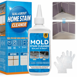 Mould Stain Remover Gel 150 ml, Effektiver Mould & Mildew Reiniger für Bad, Küche, Fliesen, Wände & Fugen – Leicht anzuwenden, Tropffreie Formel (150, Gramm) Angebot bei HelloDeals
