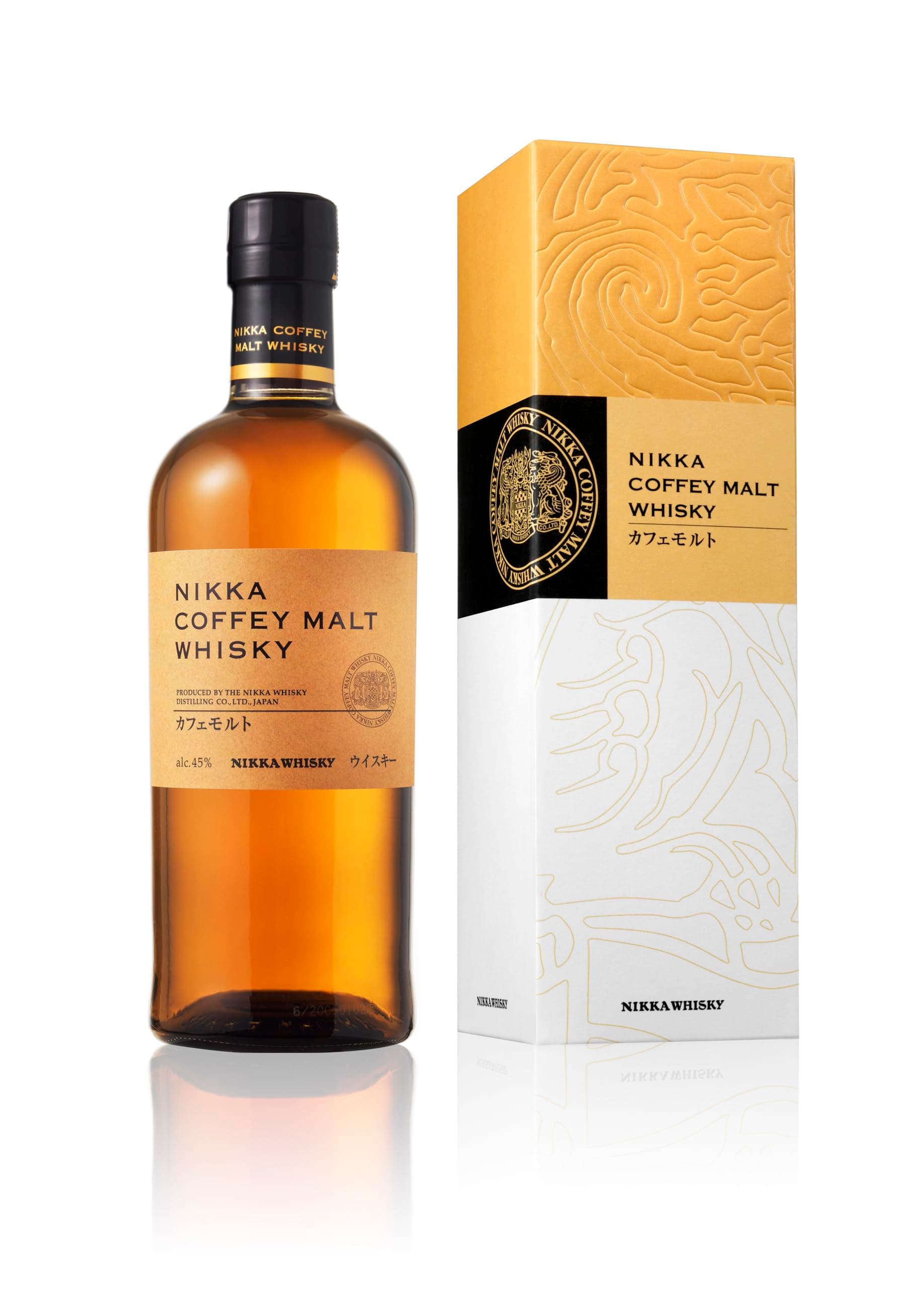 Nikka I Coffey Malt Whisky I inklusive Geschenkverpackung I Zitrusfruchtige und pikante Aromen I 45% Vol. I 700 ml Coffey Malt Whisky 700 ml Angebot bei HelloDeals