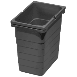 eins2vier Abfallsammler Höhe: 310 mm Volumen 8 Liter 153 x 230 mm dunkelgrau 5050 Mülleimer Abfalleimer Abfalltrenner von SOTECH Volumen 8 Liter (dunkelgrau) Angebot bei HelloDeals
