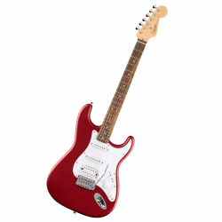 Squier by Fender Debut Collection HSS Stratocaster E-Gitarre, Laurel Griffbrett, Weißes Schlagbrett, Dakota Red HSS Dakota-Rot Angebot bei HelloDeals