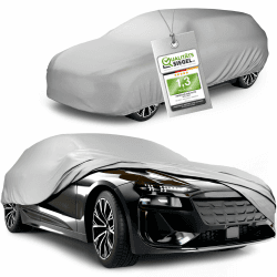 Walser Abdeckplane Auto All Weather, Abdeckung wasserdicht, 100% wetterfeste PKW Garage Zelt Sommer/Winter, Autoabdeckung Outdoor, Schutzdecke wasserdicht, Autoplane Vollgarage Größe 5 Kombi Silber Größe 5: Kombi 440 - max. 479 cm Länge Silber Angebot bei HelloDeals