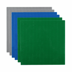 6 Packungen Classic Grundplatten, 10x10 Zoll mit 32x32 Stollen, Bauklötze Grundplatte, quadratische Grundplatten 32x32 Bauen und langlebige und stabile Anzeigetafel (blau*2,grün*2,grau*2) Angebot bei HelloDeals