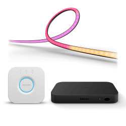 Philips Hue Entertainment Starterpaket für 75 Zoll TV - 1 HDMI Sync Box (Inkl. HDMI Kabel) - 1 Philips Hue Play Gradient Lightstrip 75 Zoll Angebot bei HelloDeals