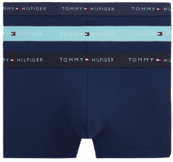 Tommy Hilfiger Herren 3p Trunk Wb Um0um03890 Trunk (3er Pack) XS Blue (Ptch Blu/Arc Aqu/Des) Angebot bei HelloDeals
