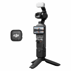 DJI Osmo Pocket 4 Kreativ Combo, Pocket-Gimbal-Vlog-Kamera | 1″ CMOS und 4K/240fps, 2× verlustfreier Zoom, 107 GB integrierter Speicher, Mic 3 Sender, Fülllicht, Osmo Mini-Stativ Osmo Pocket 4 Creator Combo Angebot bei HelloDeals