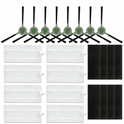 Kehrmaschinenzubehör für Lefant M210, M210S, M210B, M213, M213S, M2 und OKP Life Robotic K2, K3, K3A, K4, K5, 6 HEPA Filters, 4 Side Brushes Angebot bei HelloDeals