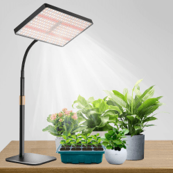 Railee Pflanzenlampe LED Vollspektrum 286 LEDs Grow Lampe mit UV-IR LEDs 4/8/12 Stunden Timer Dimmbares Pflanzenlicht Pflanzenleuchte Wachstumslampen für Zimmerpflanzen Uv-ir Vollspektrum 34.6 cm x 12.7 cm x 8.2 cm Angebot bei HelloDeals