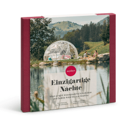 mydays Geschenkbox Einzigartige Nächte; Reise-Gutschein für 2 Personen | Unvergessliche Schlafplätze vom Bubble Hotel bis zum Holzfass Angebot bei HelloDeals