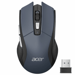Acer Maus Kabellos 4000 DPI, Wireless Mouse 2,4Ghz mit 5 Einstellbare DPI, Batteriebetriebene Funkmaus, USB-A Computermaus für Laptop, PC, Chrombook Schwarz Angebot bei HelloDeals