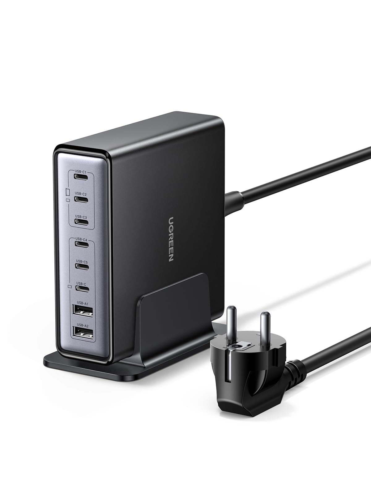 UGREEN USB C Ladegerät 200W GaN Netzteil 8-Port Desktop Ladestation PD Charger 100W Schnellladegerät mehrfach unterstützt PPS kompatibel mit MacBook Pro/Air, iPhone Serien, Galaxy Serien usw. | Kompatibel mit MacBook Pro Air Neo M5 M4 M3 M2 M1 iPad iPhone Angebot bei HelloDeals