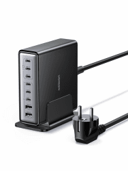 UGREEN USB C Ladegerät 200W GaN Netzteil 8-Port Desktop Ladestation PD Charger 100W Schnellladegerät mehrfach unterstützt PPS kompatibel mit MacBook Pro/Air, iPhone Serien, Galaxy Serien usw. | Kompatibel mit MacBook Pro Air Neo M5 M4 M3 M2 M1 iPad iPhone Angebot bei HelloDeals