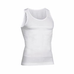 VENI MASEE Men es Body Shaper Schlankheits Weste, Männer elastische Formung Weste thermische Kompression Basisschicht schlank Kompression Muskel-Tank Shapewear M White Tank Top Angebot bei HelloDeals