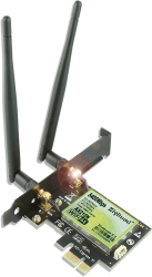 ZYT WLAN Karte PCIe WiFi 6E Bluetooth 5.2, Intel WiFi 6E AX210, Bis zu 5400Mbit/s PCIe WiFi 6 Karte, 6G/5G/2.4G WLAN Netzwerkkart für PC Windows 11/10(64bit) Grün Angebot bei HelloDeals