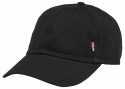 Levi's Herren Baseball Cap Classic Twill Red Tab Baseball Cap 58 REGULAR BLACK Angebot bei HelloDeals