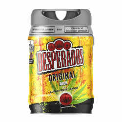 DesperadosTequila Fass Draught Keg 5l Einweg , 1er Pack Aromatizada 5.00 l (1er Pack) Angebot bei HelloDeals