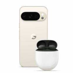 Google Pixel 10 Pro – Android-Smartphone ohne SIM-Lock, mit Gemini, Dreifach-Rückkamerasystem, mehr als 24 Stunden Akkulaufzeit und 6,3 Zoll großem Super Actua-Display – Porcelain, 128GB + Buds Pro 2 Mit Buds Pro 2 Porcelain 128GB Angebot bei HelloDeals