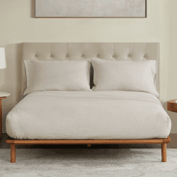 DAPU 100% Leinen Spannbettlaken, Naturfaser Luftiges Kühlendes Sommerbettlaken, Gewaschenes Weiches Spannbetttuch für Hotsleepers, 160×200cm mit 30cm tiefen Tasche, Natur 160×200+30cm Beige/Naturleinen Angebot bei HelloDeals