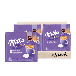Senseo Milka Kakao Pads, 5 x 8 Getränke, 40 Kaffeepads Single Milka Kakao 8 Stück (5er Pack) Angebot bei HelloDeals