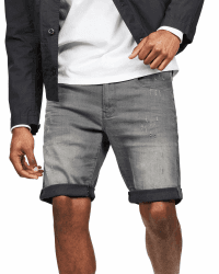 G-Star Herren 3301 Slim Denim Shorts 31W Blau (Lt Aged Destroy D10481-6132-1243) Angebot bei HelloDeals