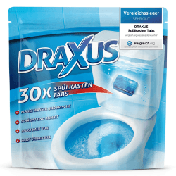 DRAXUS 30x Spülkasten Tabs, Wasserkastenwürfel für den Spülkasten im Vorratspack, WC Tabs färben das Wasser blau, Sorgen für Frische und Sauberkeit 30 stück (1er Pack) Angebot bei HelloDeals
