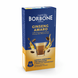 Borbone Ginseng Amaro Nespresso Kapseln, 5 g, 10 Stück x Box, 23 % Kaffee, 23 % Milch, Karamell, Kokosnuss Angebot bei HelloDeals