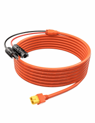Solarladekabel Solarkabel 3Meter, Solarstecker auf TX60 Stecker Solarpanel Adapter, Solar Ladekabel für Bluetti Ecoflow Power Stations, EF DELTA 2, River Pro MAX Solargeneratoren, 12AWG 4mm² 3Meter MC4-TX60 3M Angebot bei HelloDeals