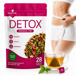 Detox Tee, Tee Zum Abnehmen, 28 Teebeutel Cleanse Weight Loss Tea, Natürliche Kräutermischung, Körper formender Tea, Sanfte Entgiftung und Reinigung Angebot bei HelloDeals
