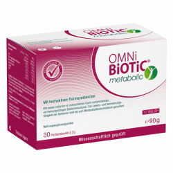 OMNi BiOTiC metabolic, 30 Portionen (90 g), 7 Bakterienstämme, 3 Mrd. Keime pro Tagesdosis, Pulver, Vegetarisch, Glutenfrei, Zur täglichen Anwendung Angebot bei HelloDeals