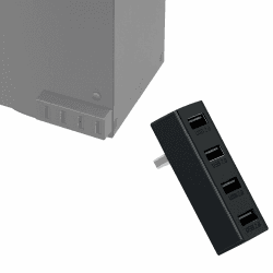 Mcbazel 4 Ports USB Erweiterung, USB 2.0 Hub Hochgeschwindigkeits Ladegerät Splitter Adapter für Xbox Series X/S Angebot bei HelloDeals