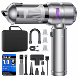 KITBEZN Handstaubsauger, 26KPA Handstaubsauger Akku Kabellos | 135W Autostaubsauger Stark, 4-in-1 Mini Staubsauger mit Bürstenloser Motor per Auto, Haus, Tierhaare, Sofa Reinigung Angebot bei HelloDeals