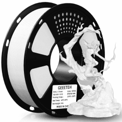 GEEETECH PETG Filament, 1,75 mm, Weiß, PETG, 1 kg, für 3D-Drucker Weiß 1KG Angebot bei HelloDeals