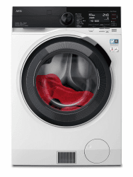 AEG WiFi Waschtrockner mit Wärmepumpe, 10 kg Waschen, 6 kg Trocknen, EEK B/A, Serie 9000 AbsoluteCare - Schonend Trocknen selbst Wolle & Seide, Dampf-Programm – Weniger Bügeln, 1600 U/min, LWR9W81600 B | 10kg | 6kg Angebot bei HelloDeals