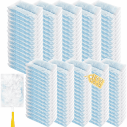 102 Stück Staubmagnet Kompatibel mit Swiffer Staubmagnet Nachfüllpack,Einweg Magnet Staubwedel für Swiffer Duster, für Allergene, Tierhaare, Reinigung, Gegen Staub (100 Tücher + 2 Griffe, Blau) (102) Angebot bei HelloDeals