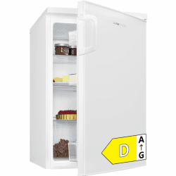 Clatronic® Kühlschrank ohne Gefrierfach | Energieklasse D | 84,5cm | Vollraumkühlschrank | leise 39dB | Türanschlag wechselbar | 0°C - 8°C | 133L | Kühlschrank klein mit Gemüsefach | VS 100 weiß Angebot bei HelloDeals