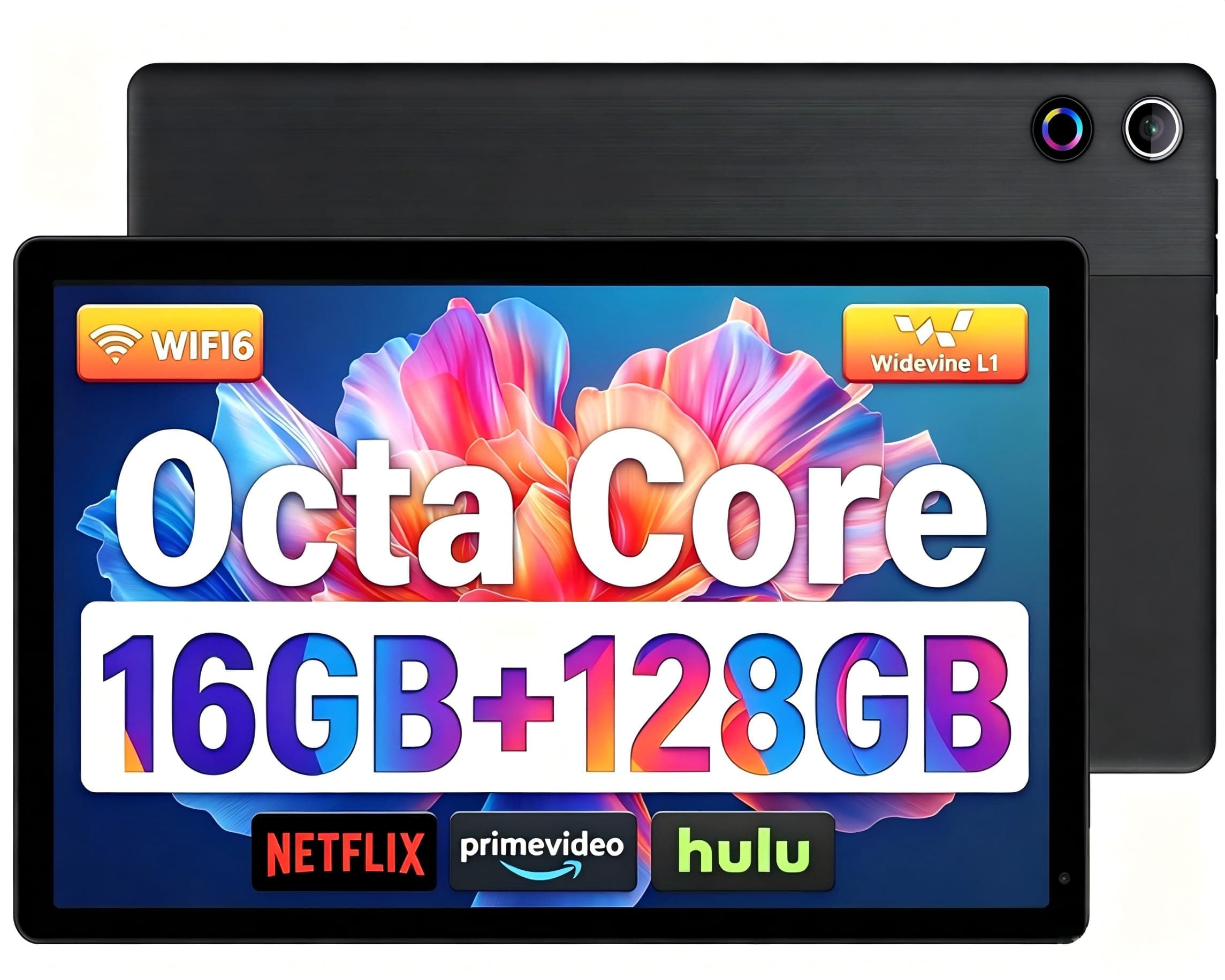 Ainmel Android Tablets, 10.36 Zoll Tablet, 16GB RAM 128GB ROM(1TB TF Expand), Octa Core, 1280 * 800 HD, 5G WiFi 6, BT 5.3, 5000mAh, Widevine L1, Dual Kamera Face ID Tablets Tab Pad (Schwarz) Angebot bei HelloDeals