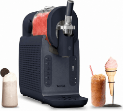 Tefal Freezi, 16-in-1 Slushmaschine mit Soft-Eis Funktion | sofort eiskalte Leckereien, einfach zu bedienen, großes Fassungsvermögen, IG8024E0 Instant Softeis- & Slushmaschine inkl. 2 Eisbehälter Angebot bei HelloDeals