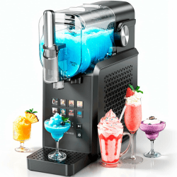 Slushie-Maschine, 2L Slush Eismaschine für Zuhause, Slush Ice Maker mit 8 Modi, kein Eis & kein Mixen, One-Touch Start & Selbstreinigend, Slushmaschine für Frappé, Milchshakes, Gefrorene Cocktails Light Gray Angebot bei HelloDeals